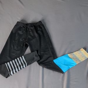 SALT GYPSY PINEAPPLE & STRIPED YOGA LEGGINGS🍍